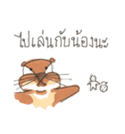The naughty otters speak Thai（個別スタンプ：11）