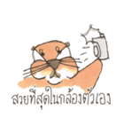 The naughty otters speak Thai（個別スタンプ：40）