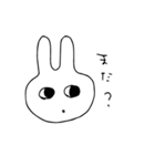 疑問ウサギ（個別スタンプ：10）