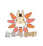 蝶ネクタイうさぎ（個別スタンプ：2）