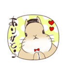 蝶ネクタイうさぎ（個別スタンプ：4）
