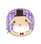 蝶ネクタイうさぎ（個別スタンプ：5）