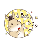 蝶ネクタイうさぎ（個別スタンプ：6）