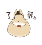 蝶ネクタイうさぎ（個別スタンプ：11）