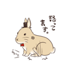 蝶ネクタイうさぎ（個別スタンプ：13）