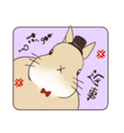 蝶ネクタイうさぎ（個別スタンプ：19）