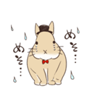 蝶ネクタイうさぎ（個別スタンプ：26）