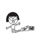 TYPO GIRL（個別スタンプ：8）