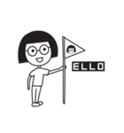 TYPO GIRL（個別スタンプ：14）