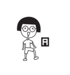 TYPO GIRL（個別スタンプ：17）