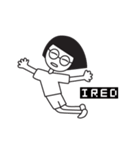TYPO GIRL（個別スタンプ：25）