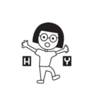 TYPO GIRL（個別スタンプ：26）