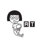 TYPO GIRL（個別スタンプ：28）
