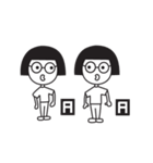 TYPO GIRL（個別スタンプ：30）