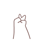 fanshing - bunny（個別スタンプ：37）