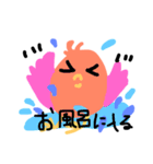 カラフルインコ（個別スタンプ：5）