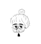 Big eyes girl looks at you now.（個別スタンプ：6）