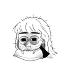 Big eyes girl looks at you now.（個別スタンプ：9）