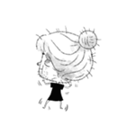 Big eyes girl looks at you now.（個別スタンプ：17）