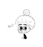 Big eyes girl looks at you now.（個別スタンプ：22）