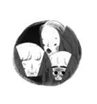 Big eyes girl looks at you now.（個別スタンプ：23）