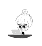Big eyes girl looks at you now.（個別スタンプ：29）