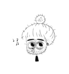 Big eyes girl looks at you now.（個別スタンプ：38）
