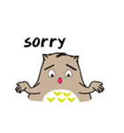 huku owl 2（個別スタンプ：9）