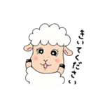 かわいいモコモコ羊。メェー子ちゃんの日常（個別スタンプ：2）