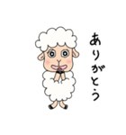 かわいいモコモコ羊。メェー子ちゃんの日常（個別スタンプ：18）