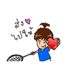 I-Jook Badminton Lover（個別スタンプ：35）