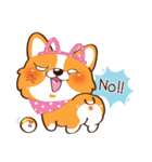 Corgi - Naughty Dog（個別スタンプ：4）