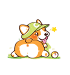 Corgi - Naughty Dog（個別スタンプ：9）