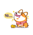 Corgi - Naughty Dog（個別スタンプ：25）