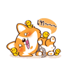 Corgi - Naughty Dog（個別スタンプ：36）