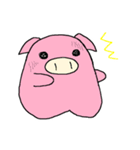 日々ピンクのブタさん（個別スタンプ：5）