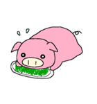日々ピンクのブタさん（個別スタンプ：7）