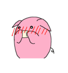 日々ピンクのブタさん（個別スタンプ：10）