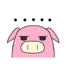 日々ピンクのブタさん（個別スタンプ：18）