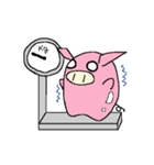 日々ピンクのブタさん（個別スタンプ：24）