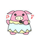 日々ピンクのブタさん（個別スタンプ：25）