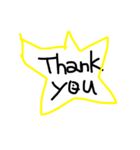 簡単な単語(^^)（個別スタンプ：2）