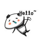 Panda with runny nose（個別スタンプ：1）