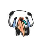 Panda with runny nose（個別スタンプ：13）