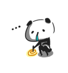 Panda with runny nose（個別スタンプ：16）