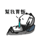 Panda with runny nose（個別スタンプ：19）