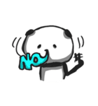 Panda with runny nose（個別スタンプ：21）
