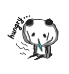 Panda with runny nose（個別スタンプ：24）