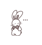 Super Duper Cute Rabbit（個別スタンプ：9）
