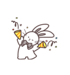 Super Duper Cute Rabbit（個別スタンプ：19）